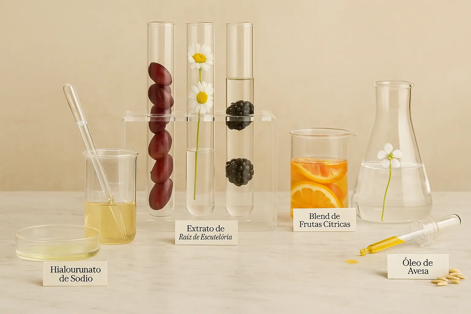 Ativos do serum Brightening Drops